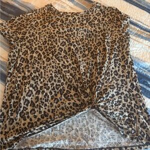 Leopard Print Women's Top